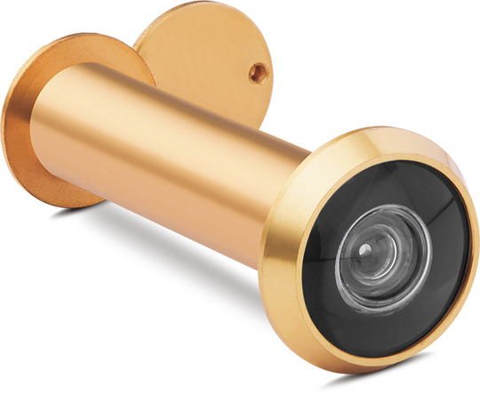 厂家销售铜猫眼 木门防盗门金属门镜 银色 带盖门镜防盗眼银14mm