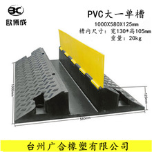 【厂家直销】专业研发 一孔PVC盖板橡胶大线槽 水管、电缆保护