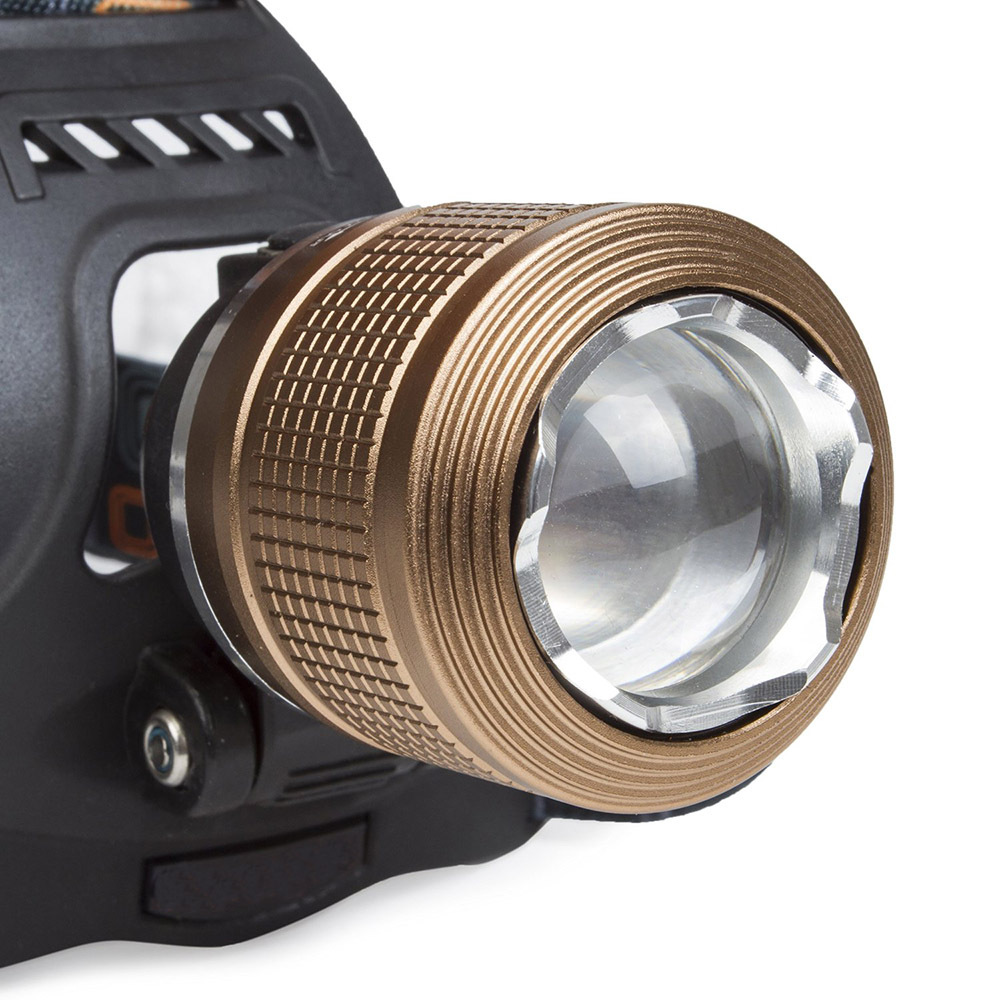 t6调焦头灯 led强光充电头灯 钓鱼狩猎灯 旋转调焦鱼眼灯