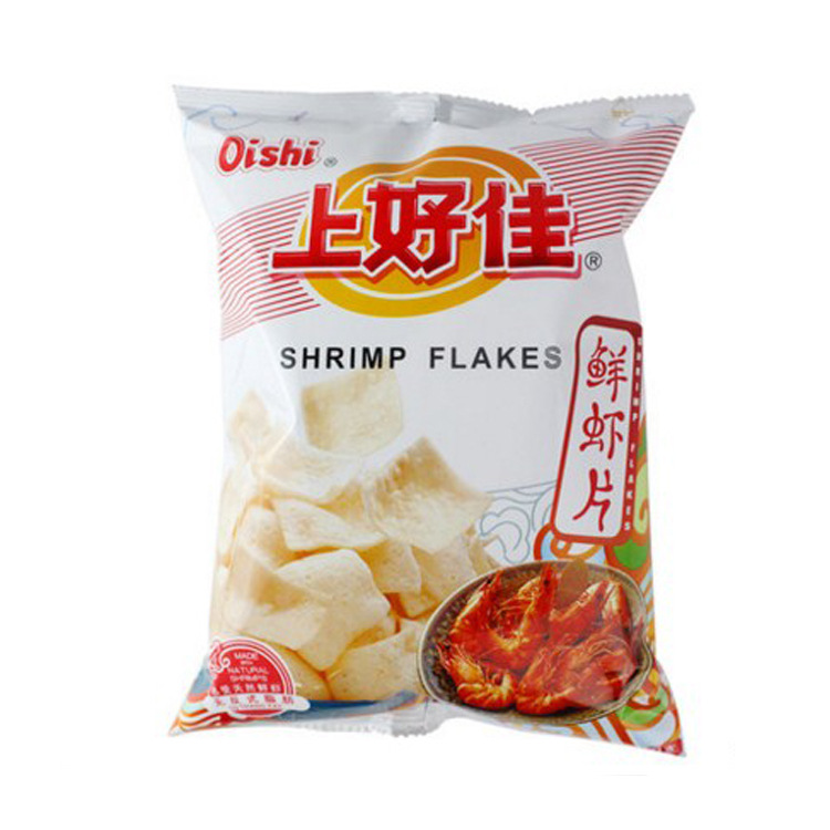 上好佳鲜虾片40g 海鲜口味休闲零食节日小吃年货零食批发