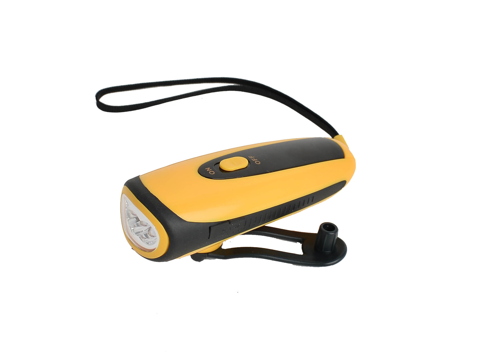 新品led手电筒手摇发电usb充电给手机充电小巧实