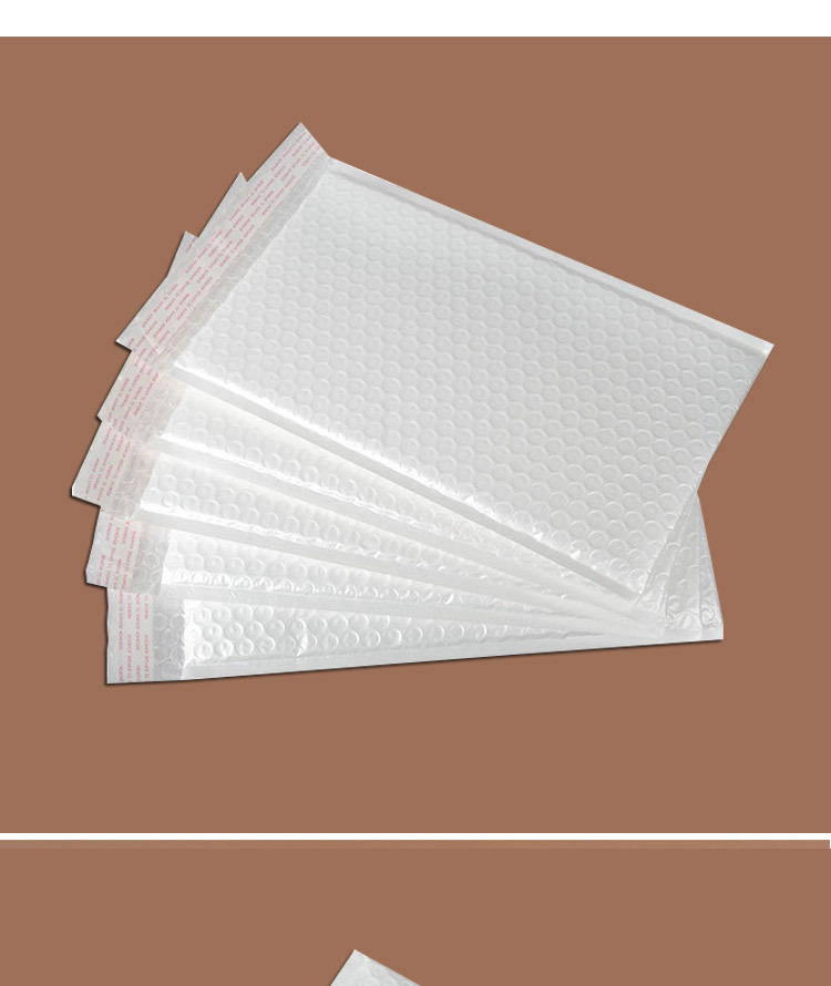 白色气泡信封袋防水珠光膜泡泡袋子自粘数码包装袋批发定做