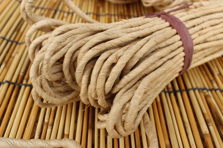 厂家现货批发单股玉米皮绳 手工天然草编绳 玉米绳 手搓绳玉米绳