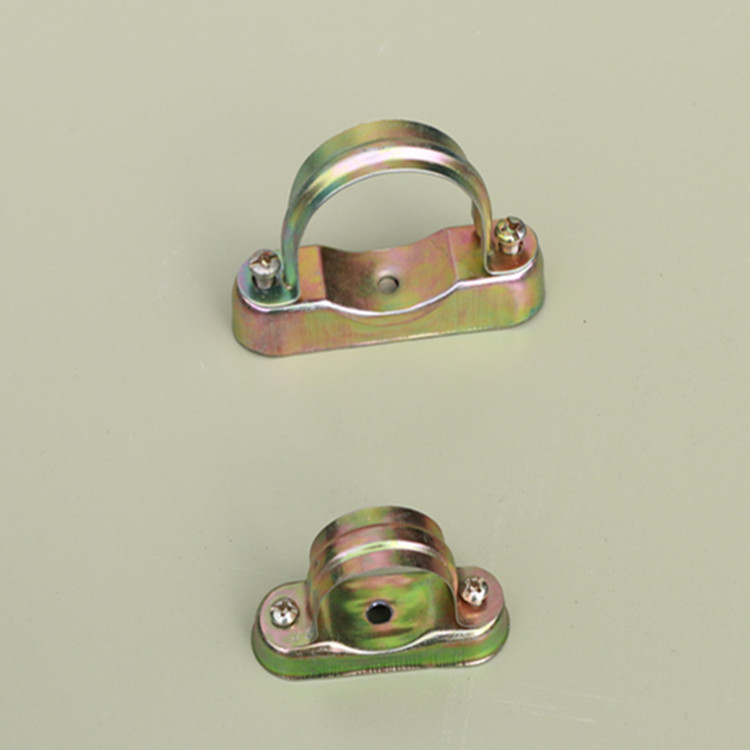 供应线管管夹镀锌离墙码20-50彩锌离墙码管卡骑马卡现货批发