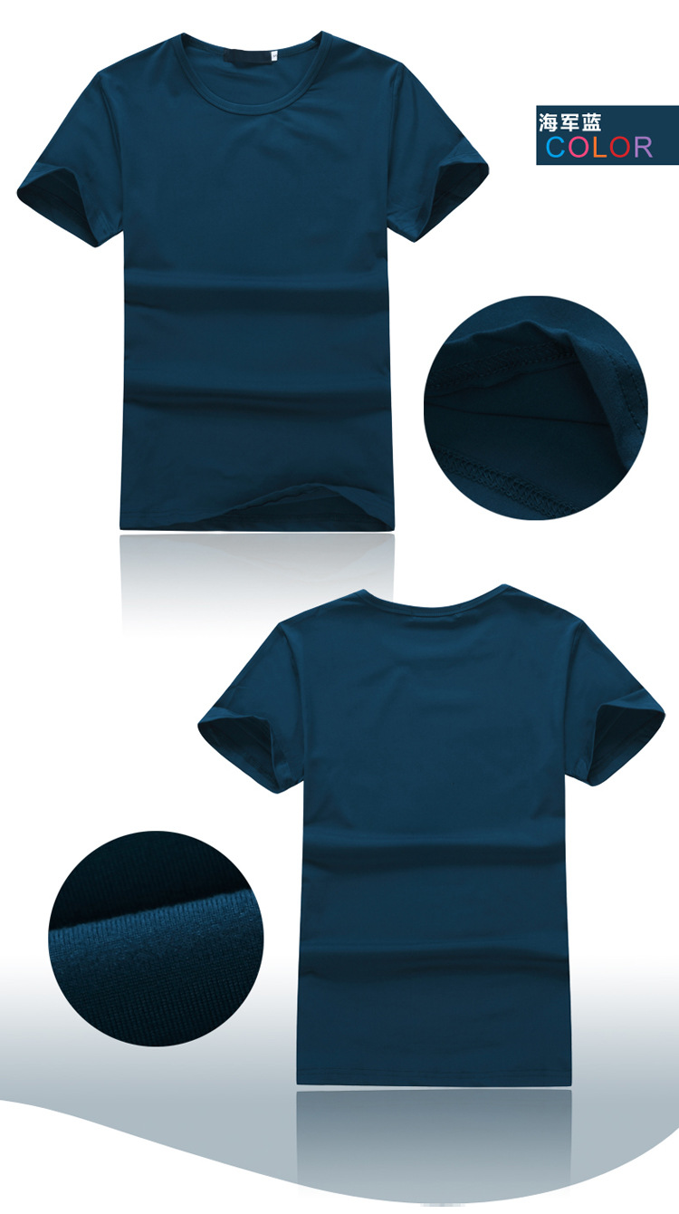 厂家直销短袖广告衫纯棉印花t恤圆领男女打