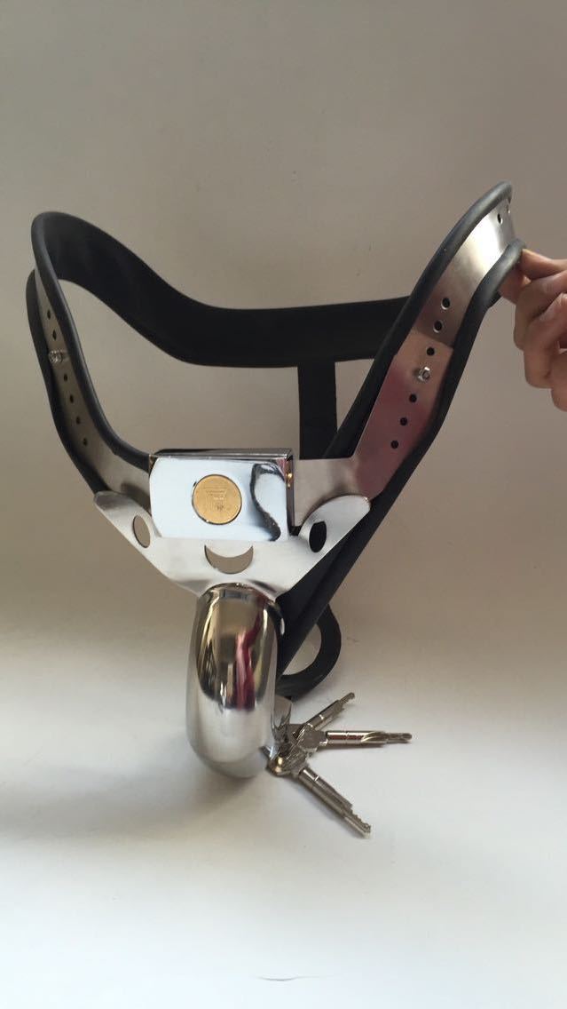 男用贞操带内裤金属宝塔后庭刺激肛塞t4不锈钢贞洁锁阴茎锁同志