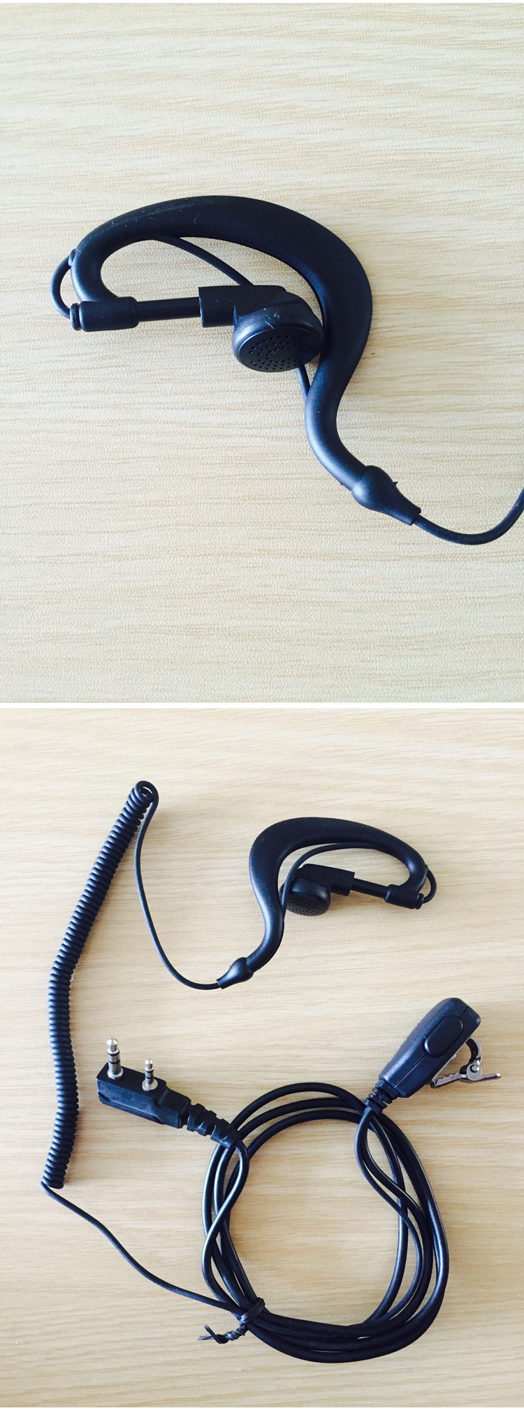 批发中诺对讲机耳机6a/1c/2a/2c通用版耳塞 耳机 k头