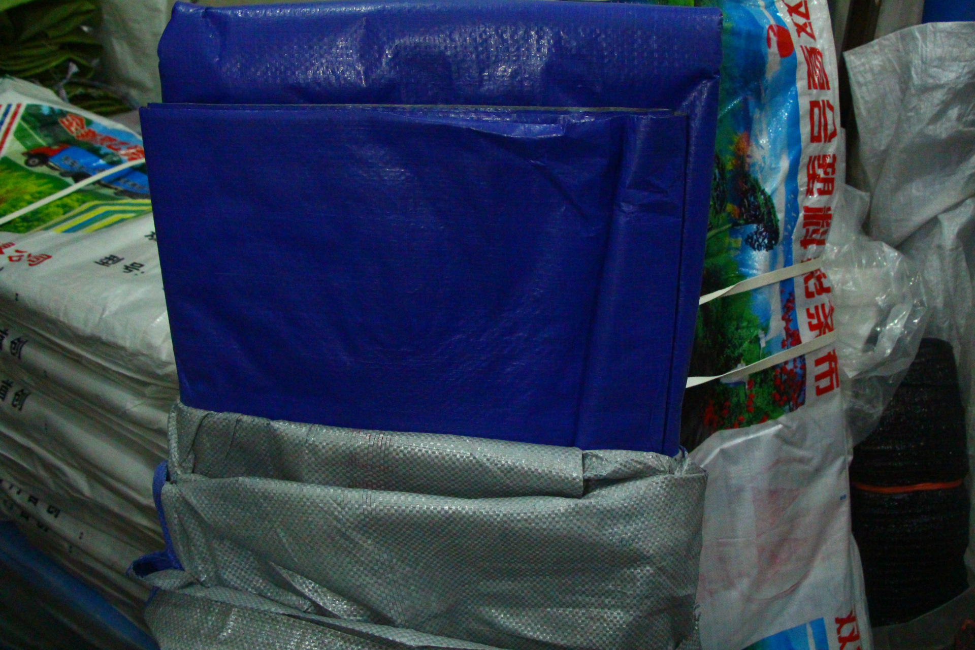 蓝灰布 防水 防雨 pe彩条布 耐晒 耐用 防水布 厂家直销