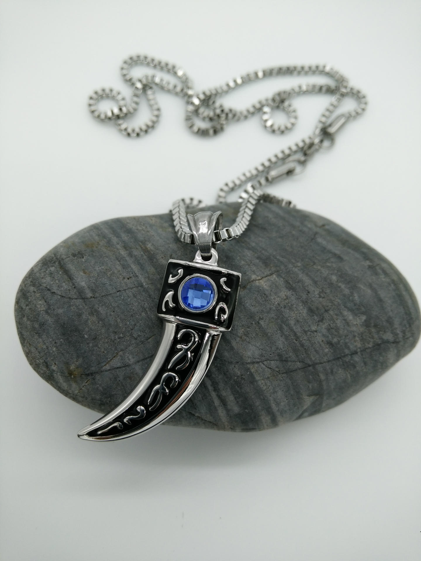 厂价直销欧美热卖不锈钢狼牙吊坠不锈钢吊牌不锈钢挂件钥匙扣挂件