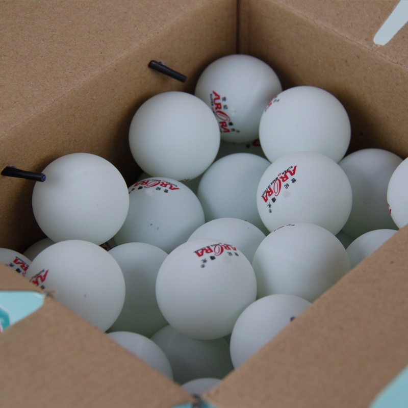 厂家直销世纪曙光赛璐璐乒乓球黄色白色娱乐用兵乓球工厂批发