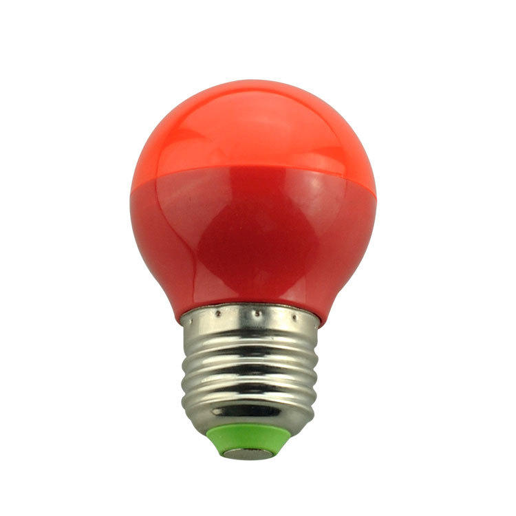 jk节日彩泡led红球泡彩色灯泡灯笼用灯泡神台用灯泡红色灯泡