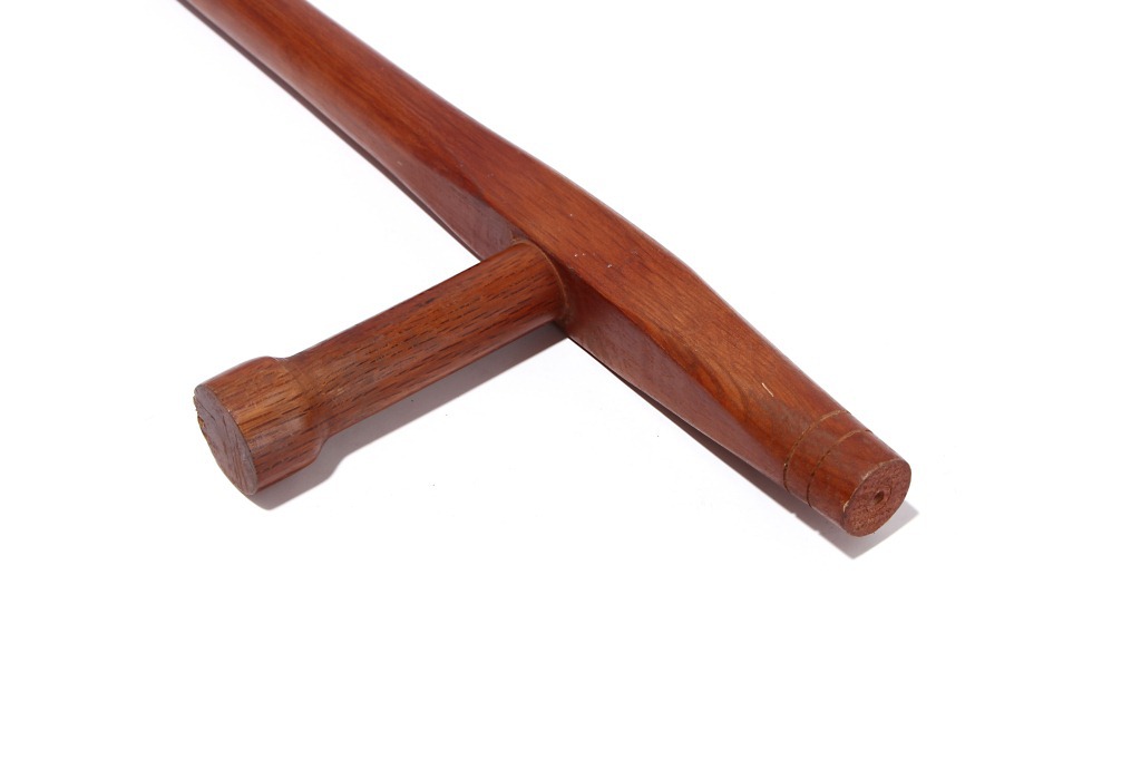 青冈硬木t拐t型棍武术表演棍