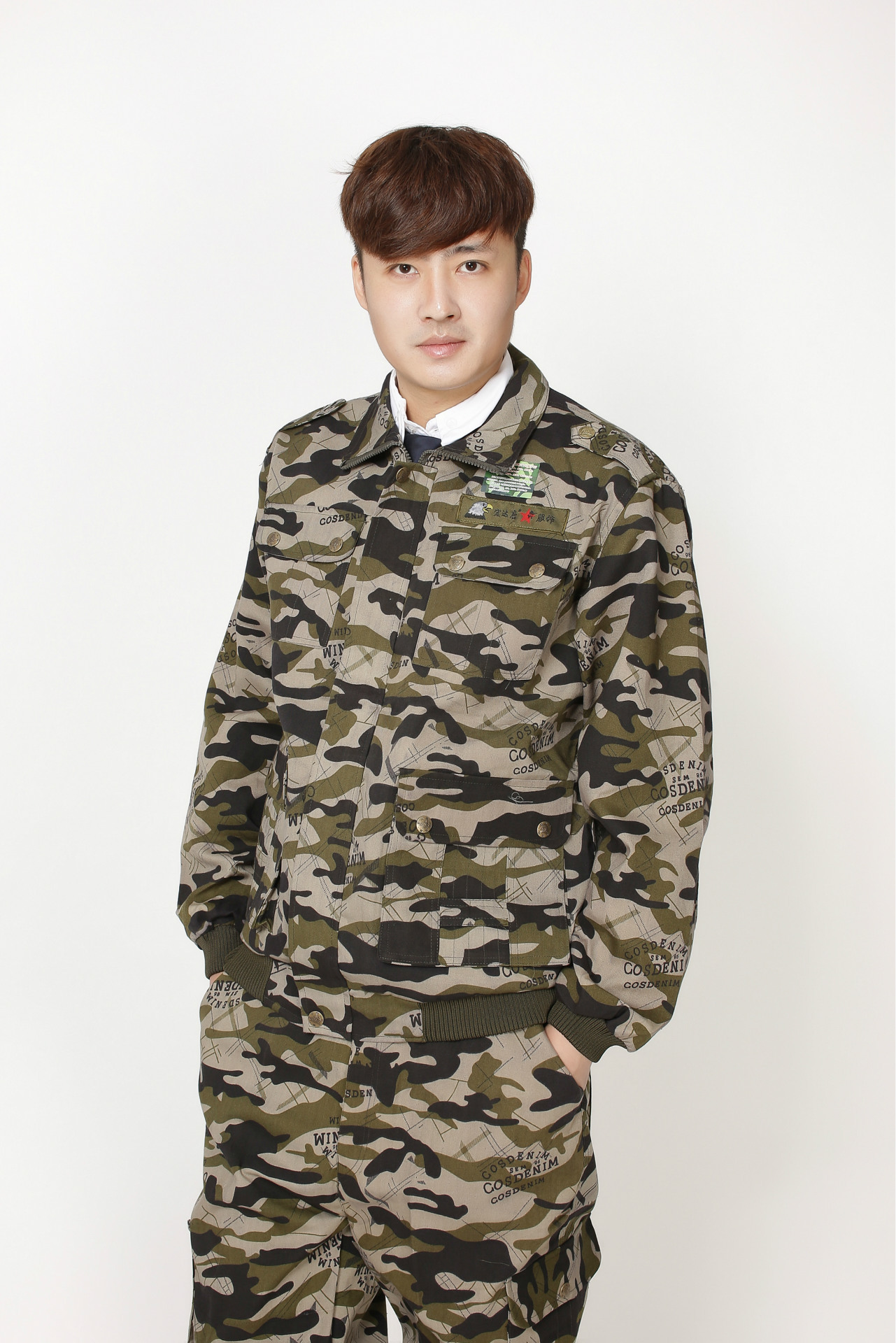 户外cs数码迷彩服春夏秋冬作训野战营工作服特种军训劳保训练套装