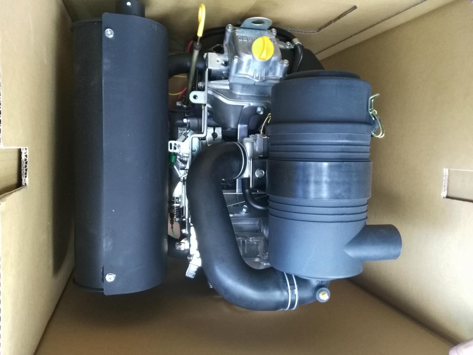 低价,现货供应美国百力通35hp双缸键槽轴发动机(旋风式空滤)