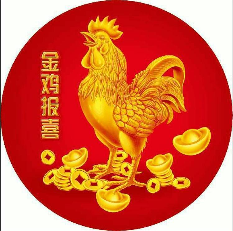 金鸡报喜装饰灯 鸡年生肖led装饰灯 用