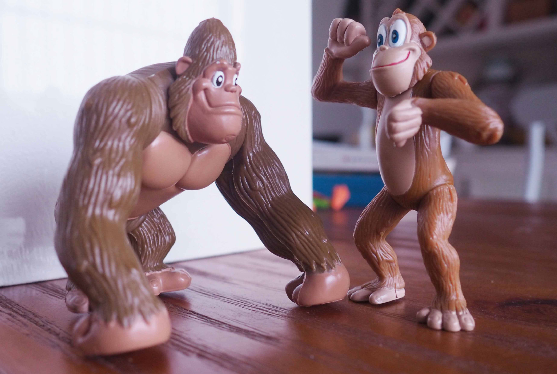 骏翱塑胶玩具 猴子模型 雨林动物 学前认知 识物辨色 厂家爆款