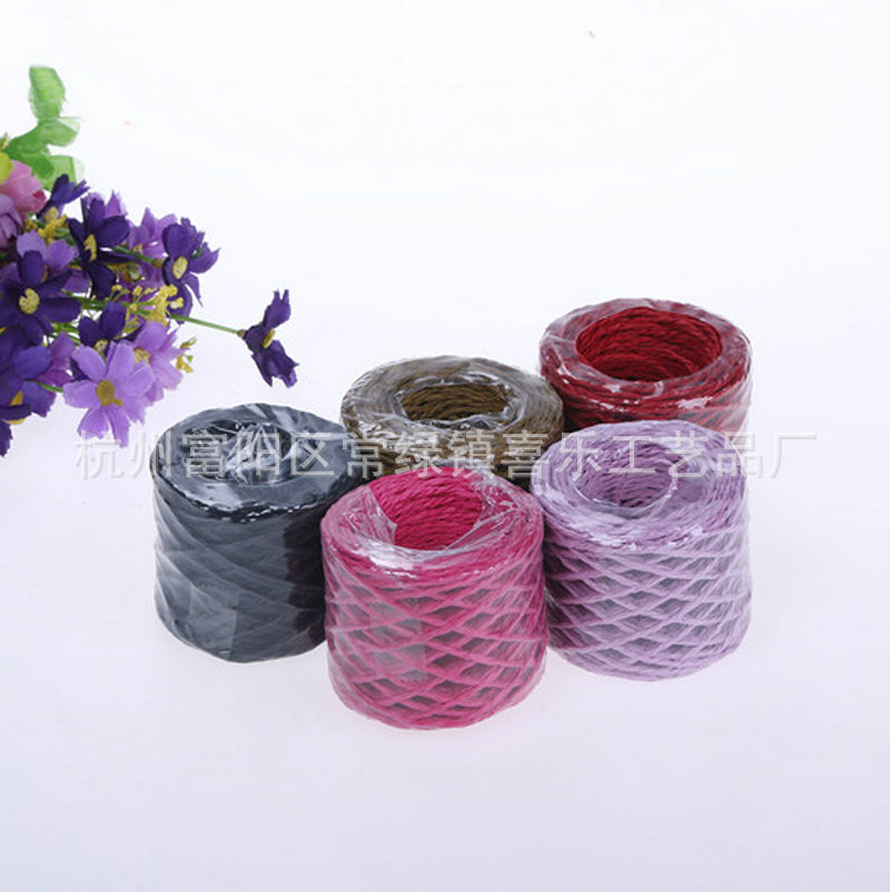 Wholesale Sale Craft Color Fine Paper String DIY Handmade Color Paper String Creative Braided Rope Diameter 2mm