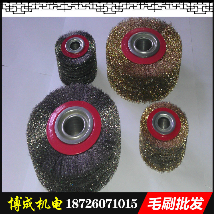 进口打磨花头杜邦尼龙磨料丝木材红木家具木雕根雕浮雕耐磨抛光刷