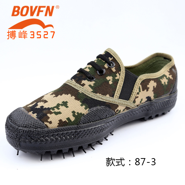 peak 3527 liberation shoes labor shoes rubber sole shoes camouflage work shoes elastic mouth cloth shoes