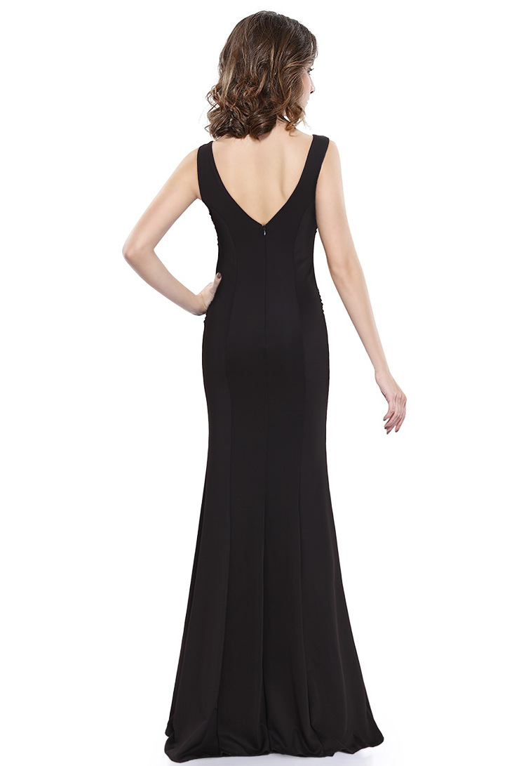 1495晚礼服新款订钻鱼尾修身拖尾演出宴会年会主持晚宴婚纱长礼服