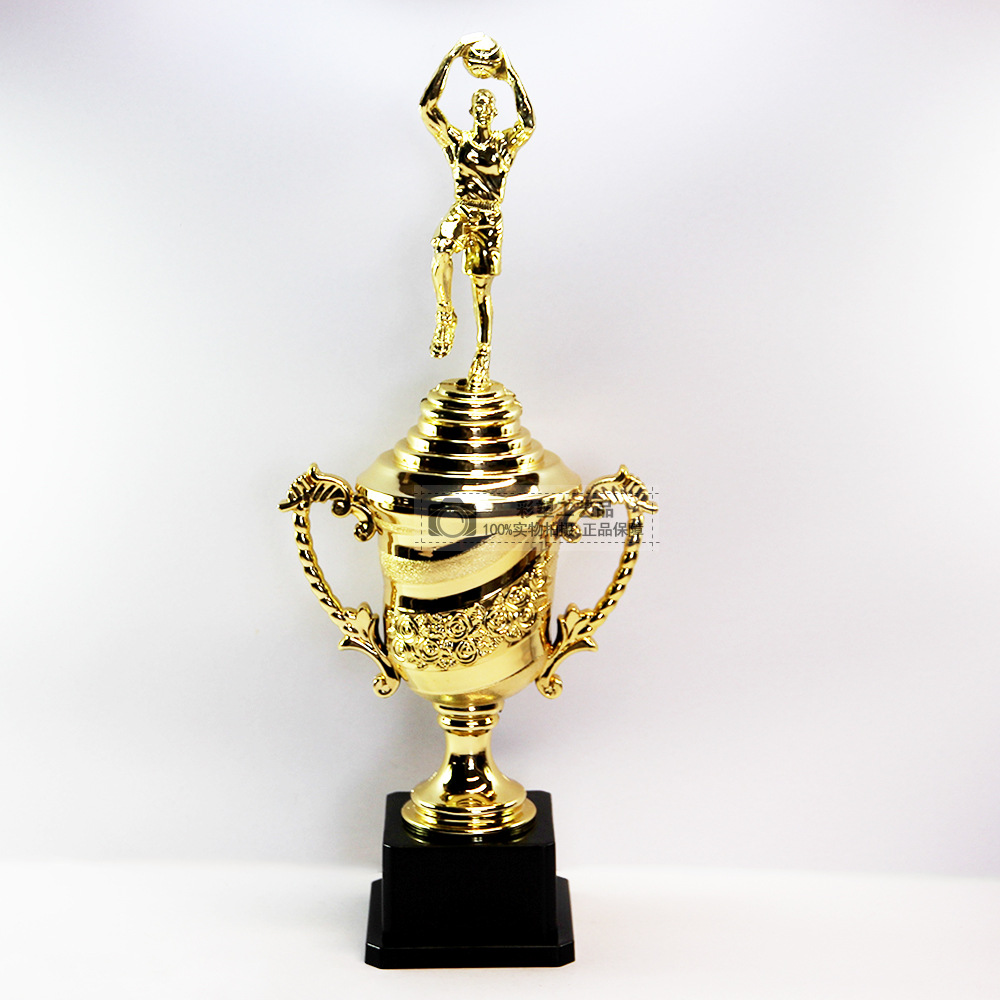 精品篮球运动奖杯 比赛冠军奖杯 塑料镀金奖杯