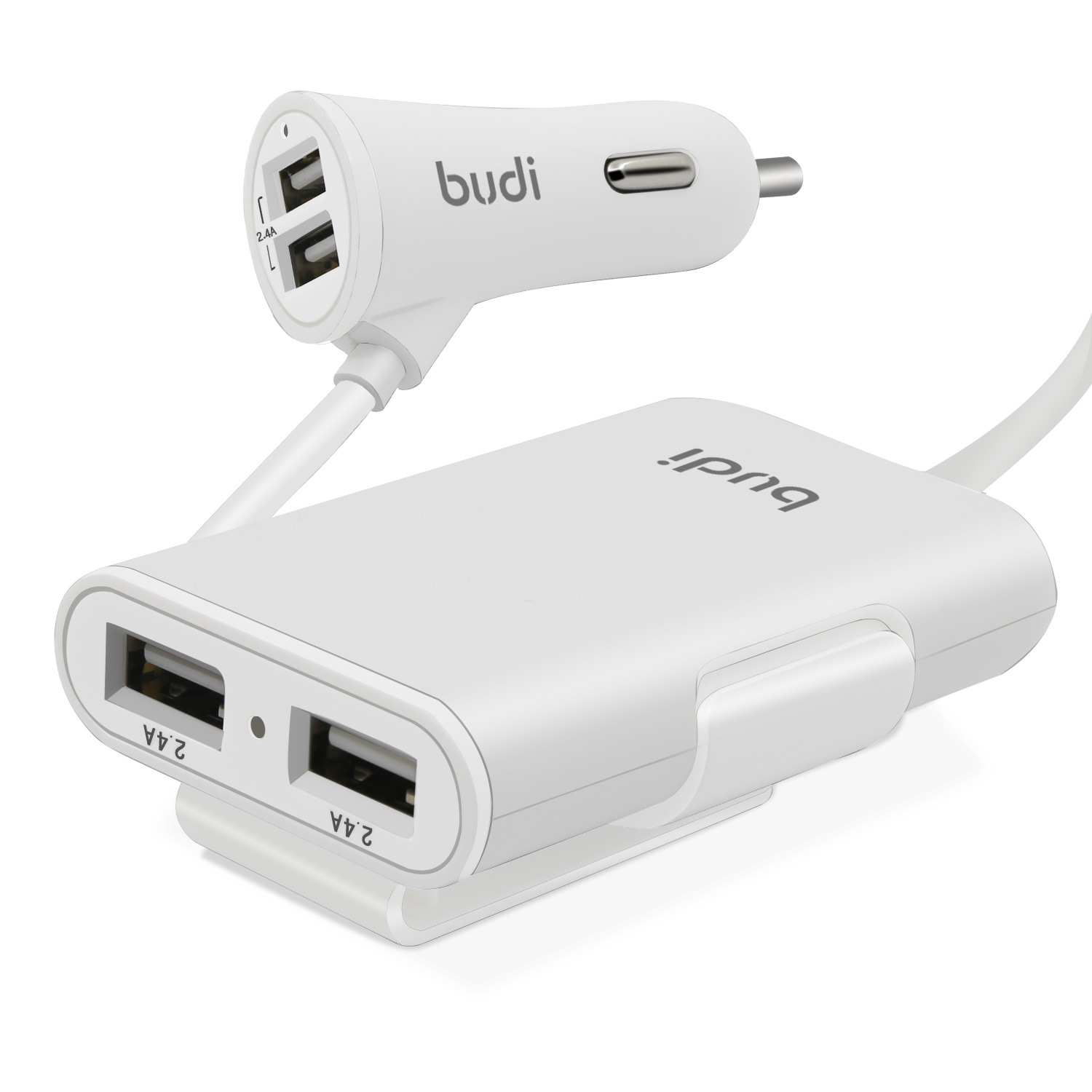 手机车载充电器 4usb点烟器电源一拖四/四通用12v24汽车充