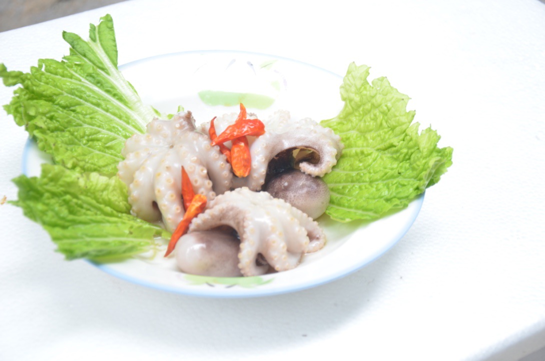 东山岛优质片冻章鱼花 章鱼花 酒店特供