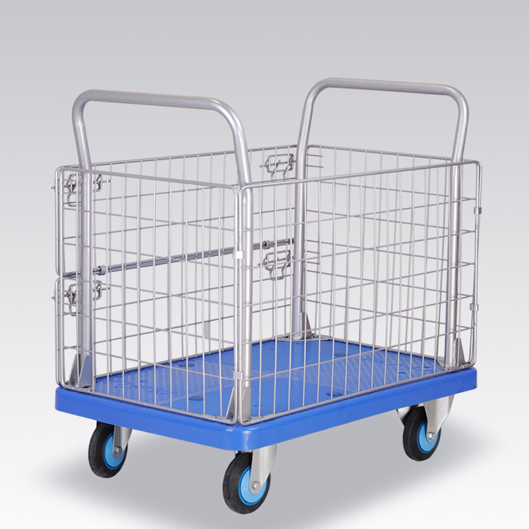 移动手推车工具车 多功能零件收纳工具车 带轮静音仓库拖车搬运车