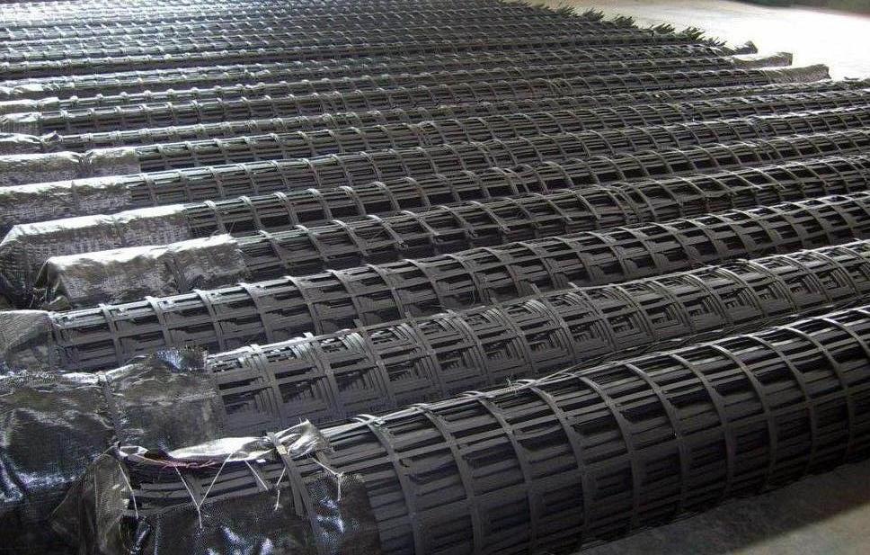 矿用阻燃土工格栅 抗阻燃抗静电双向复合土工格栅.