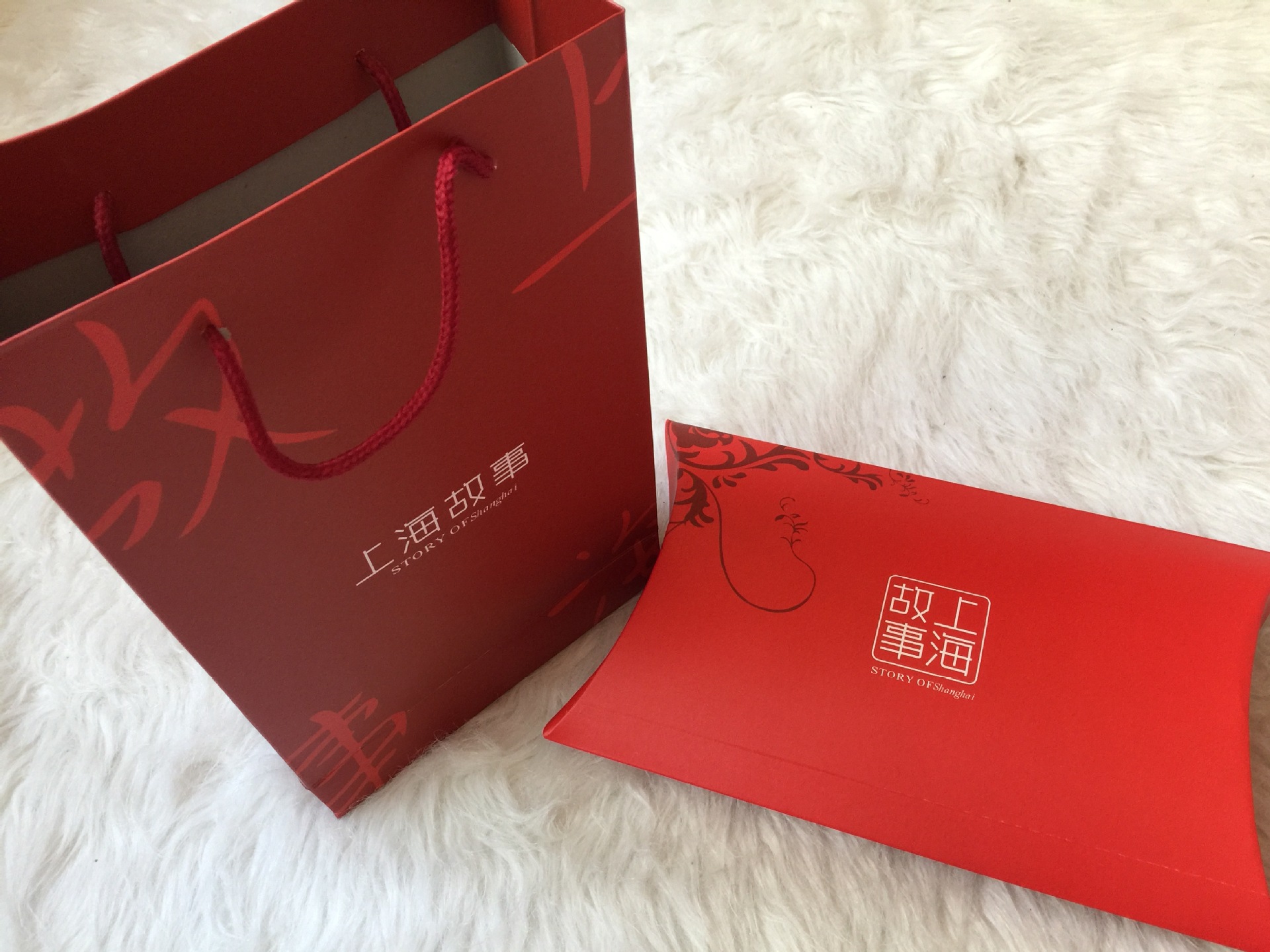 上海故事丝巾专柜丝巾包装盒 围巾礼品盒 喜庆包装盒 定做批发