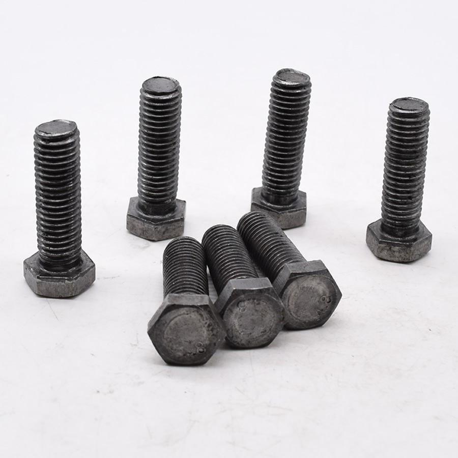 8级本色六角螺栓 gb30外六角螺丝m12*40-100量大优惠
