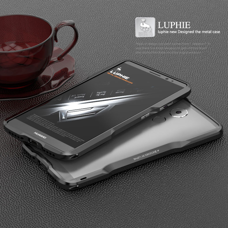 Luphie Incisive Sword Slim Light Aluminum Bumper Metal Shell Case for Huawei Mate 8