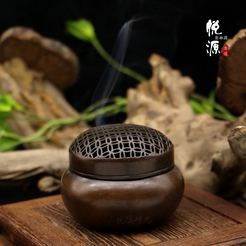 非陈巧生苏工匠心纯铜博山炉 道家海上仙山香道沉香炉熏笼焚香炉