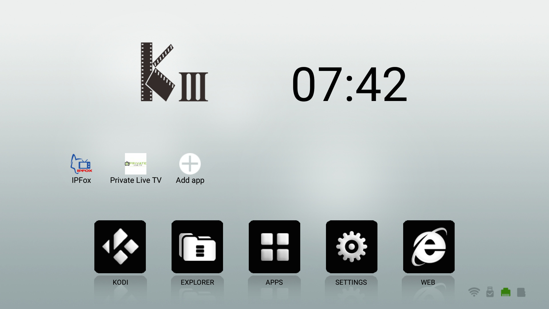 kiii 安卓播放器 k3 s905 2 16g tv box 千兆网口 支持4k