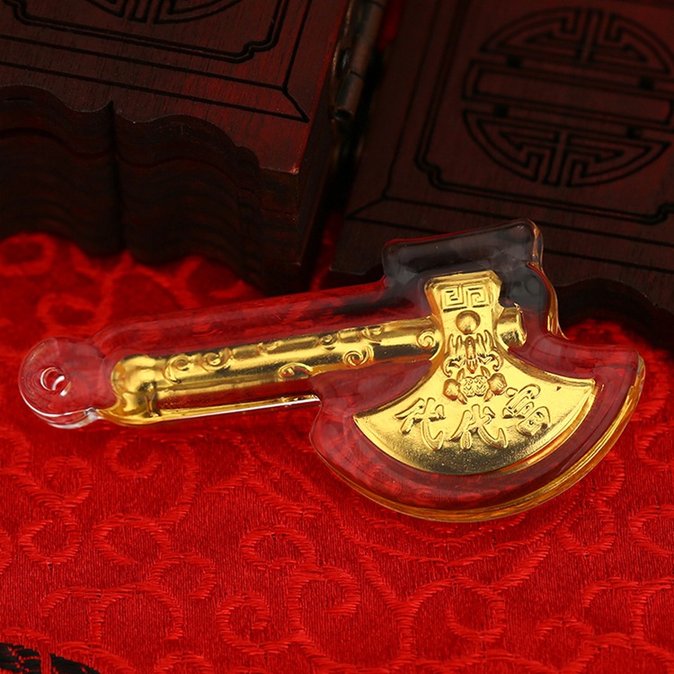 金美晶 代代富金斧头 商务保险馈赠礼品 定制批发精