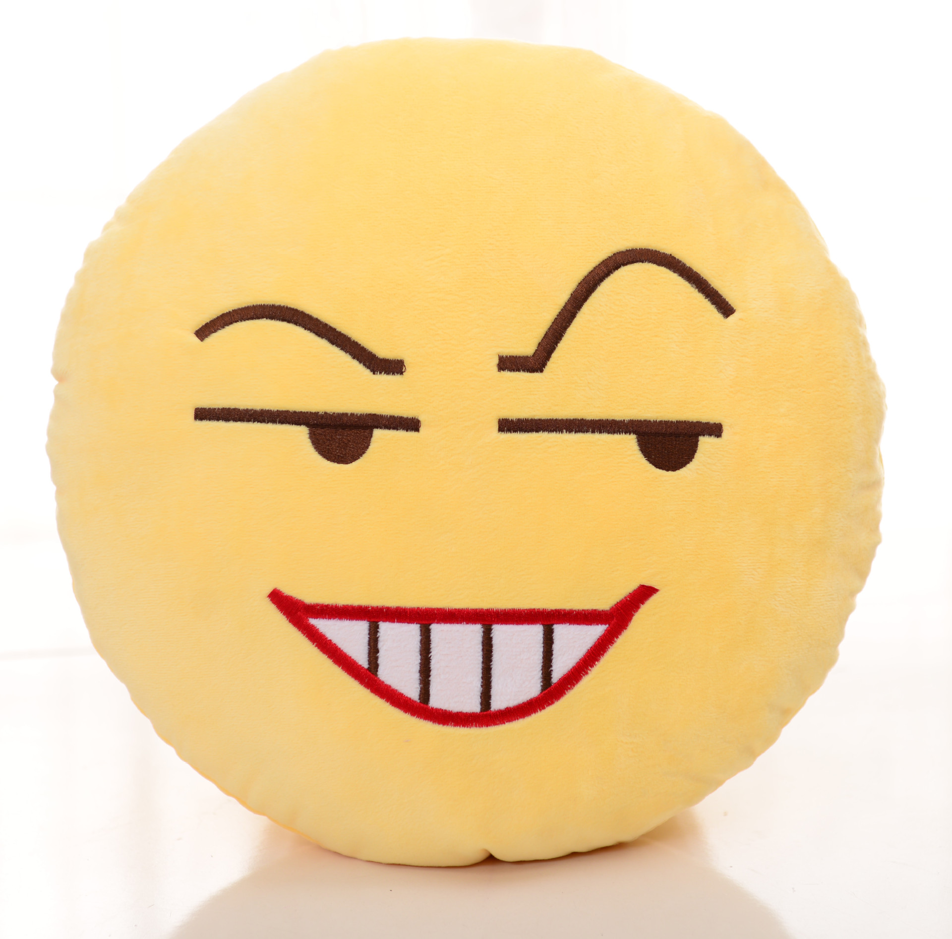 qq表情抱枕微信表情动漫emoji创意毛绒玩具公仔靠垫枕头定制logo