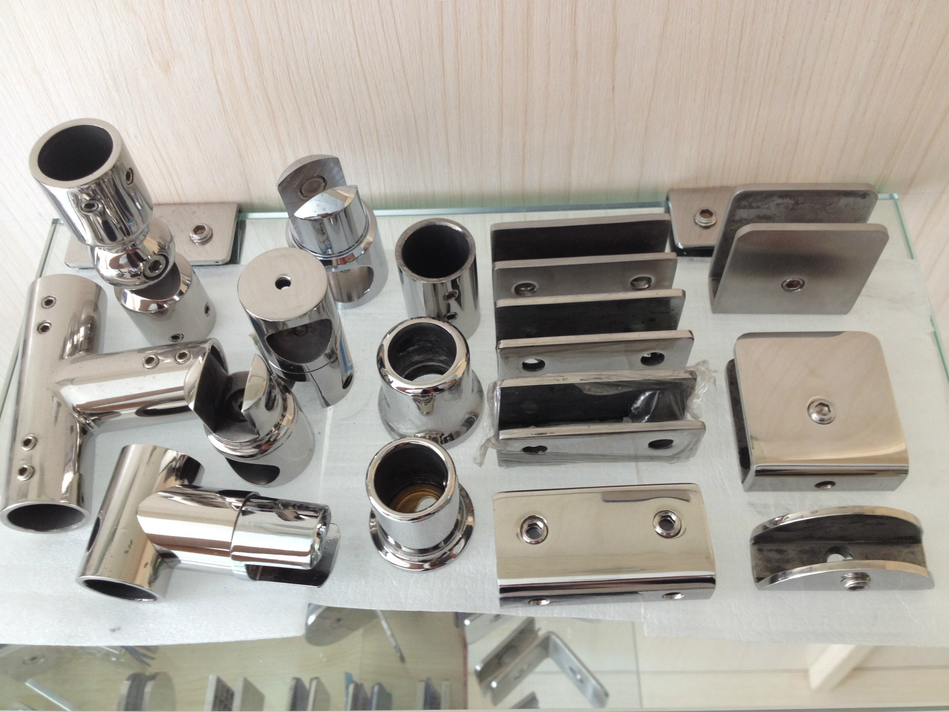 明润牌厂家直销方管淋浴房五金配件