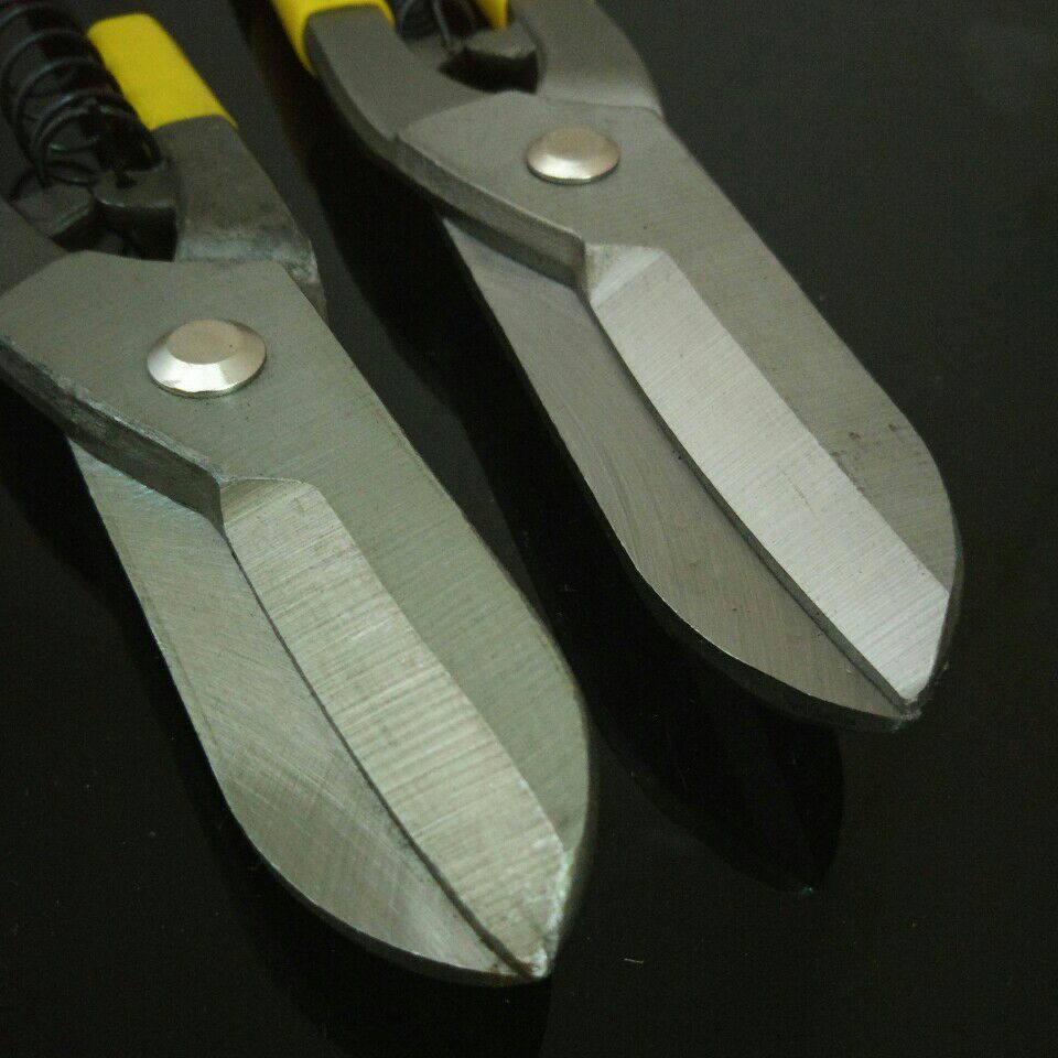 促销剪切工具12寸白铁剪不锈钢丝网剪刀工业用手动德式省力铁皮剪