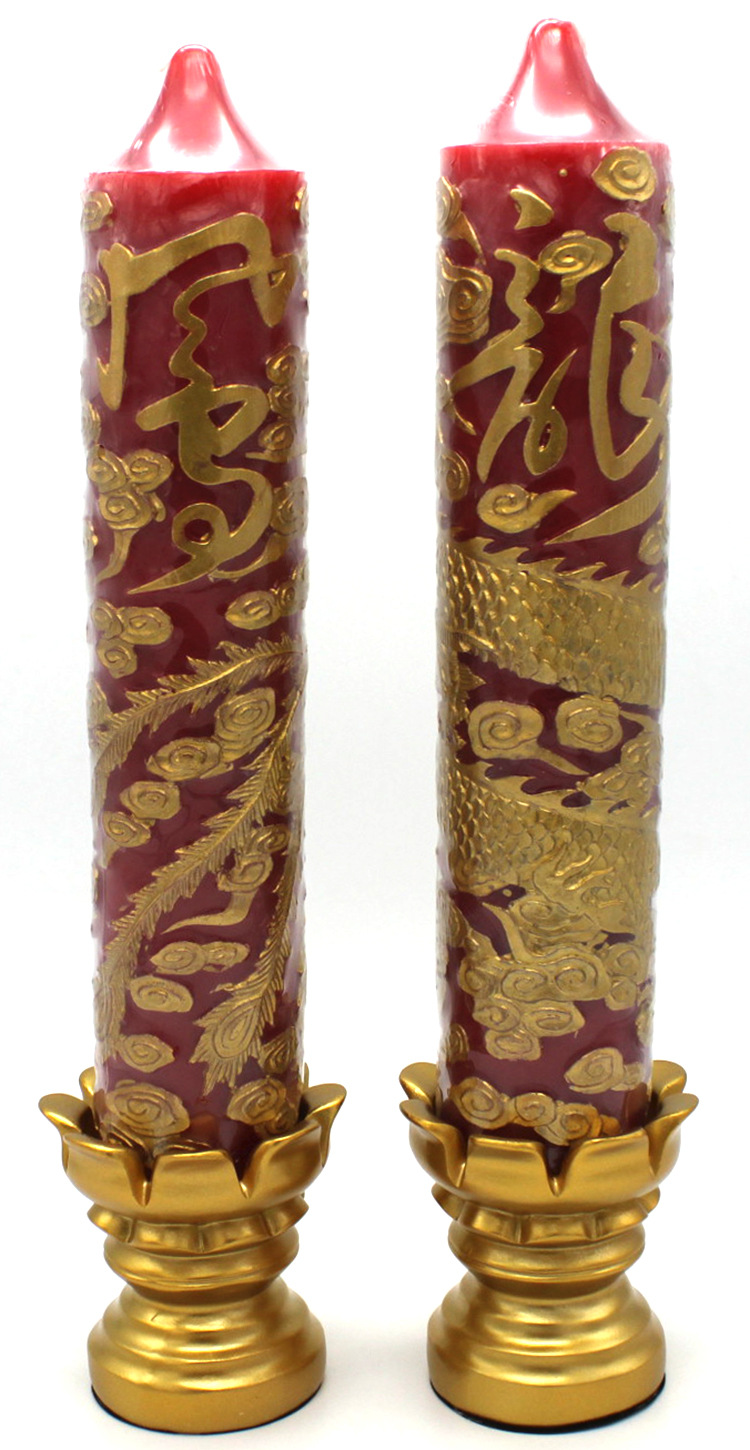 直供大气精美婚庆结婚龙凤蜡烛囍字蜡烛红双喜对蜡浪漫蜡烛