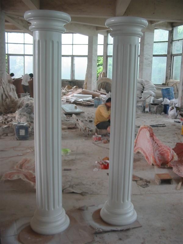 罗马柱硅胶模具,石膏建材硅胶模具厂