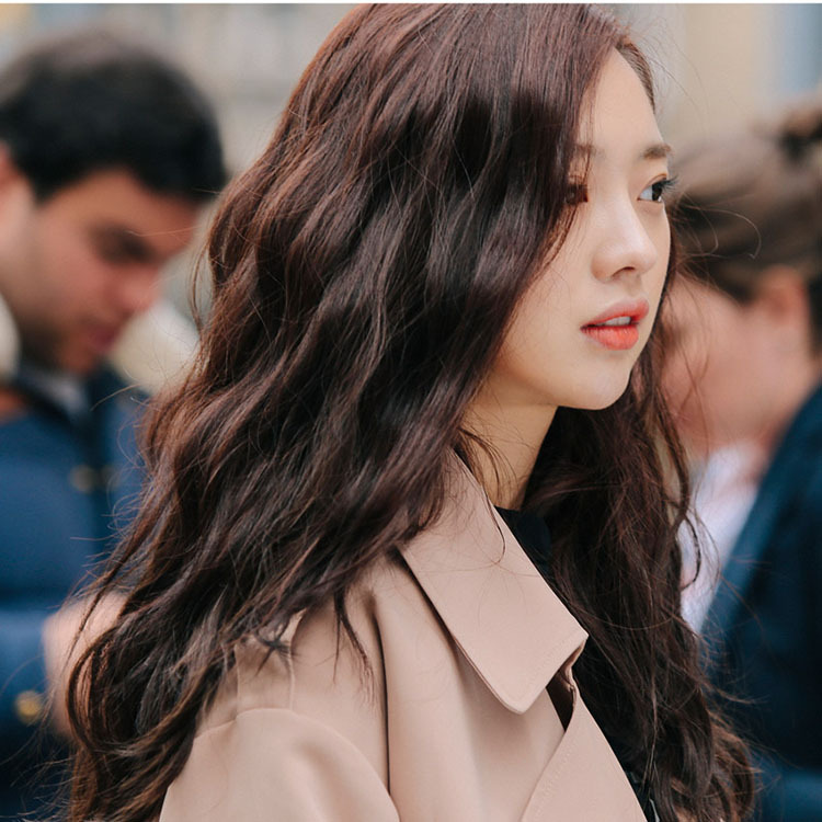 韩国玉米烫中分假发女长卷发圆脸大波浪蓬松逼真发套新款