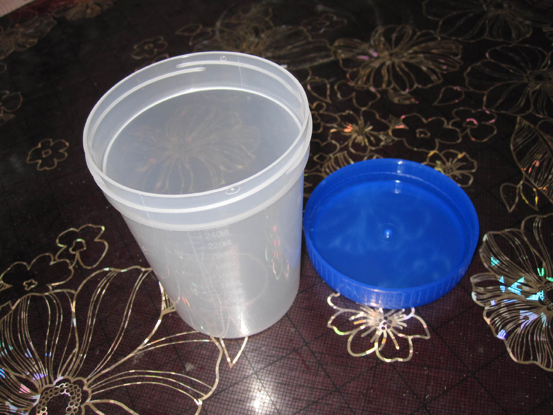 采样杯螺旋盖量杯大号250ml