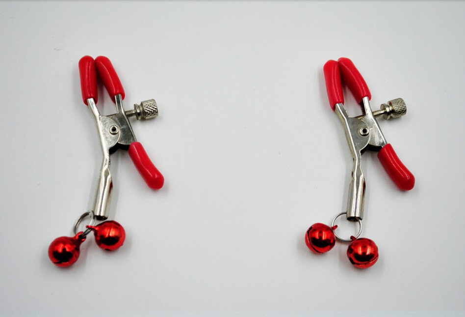 成人情趣用品 铃铛双乳夹阴蒂夹阴唇夹 女用调情乳夹铃铛成人玩具