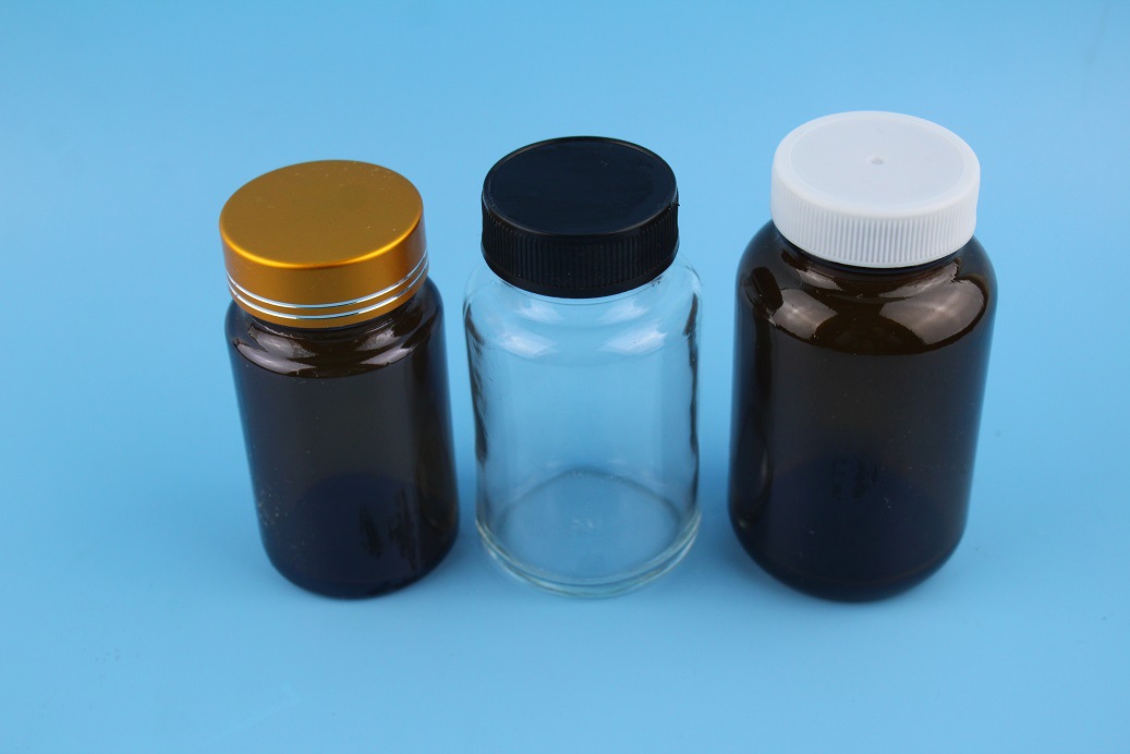 厂家供应 胶囊玻璃瓶100ml 药用胶囊瓶 棕色保健药瓶60ml 75m