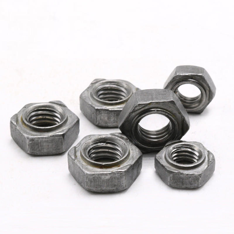gb13681六角焊接螺母/点焊螺帽/焊接螺母/焊点脚焊接螺帽m4-m16