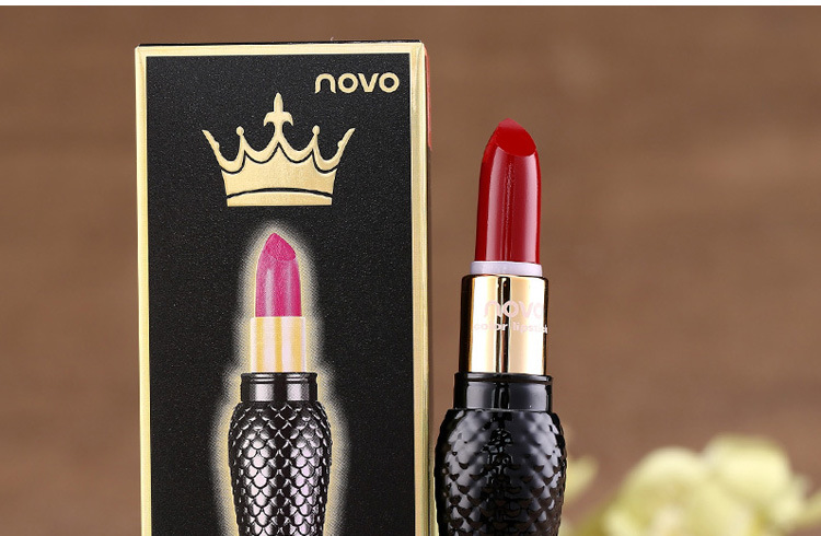 正品novo皇冠不沾杯口红 女王的权杖口红 持久保湿滋润唇膏不脱色