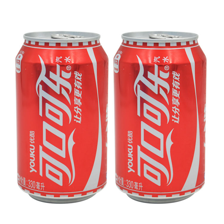 可口可乐汽水碳酸饮料330ml*24 易拉罐装整箱听装汽水批发