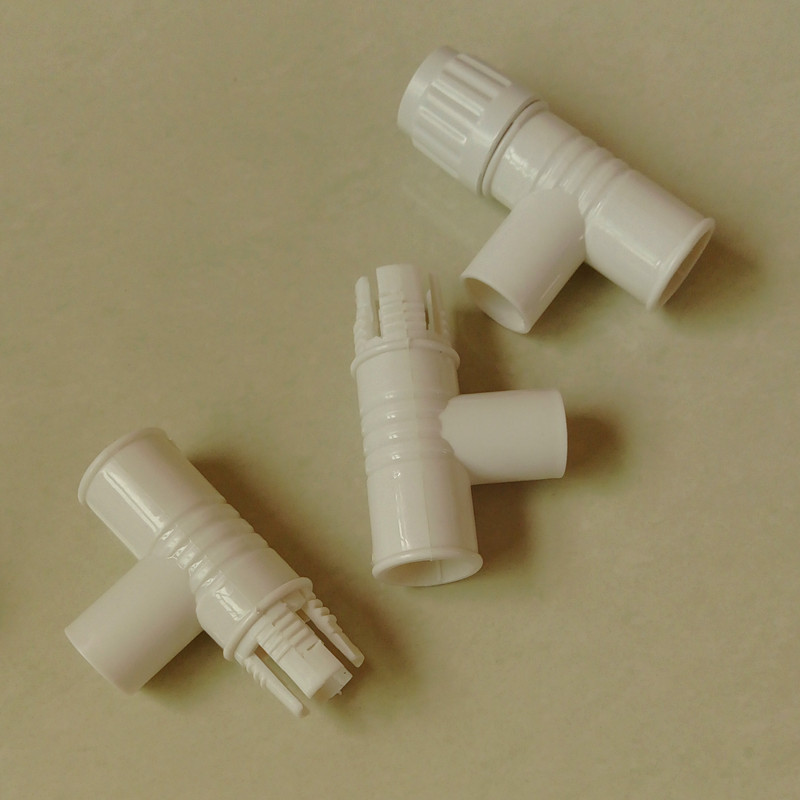 厂家批发 全套晾衣架塑料配件 不锈钢单杆晾衣架配件 白色美款