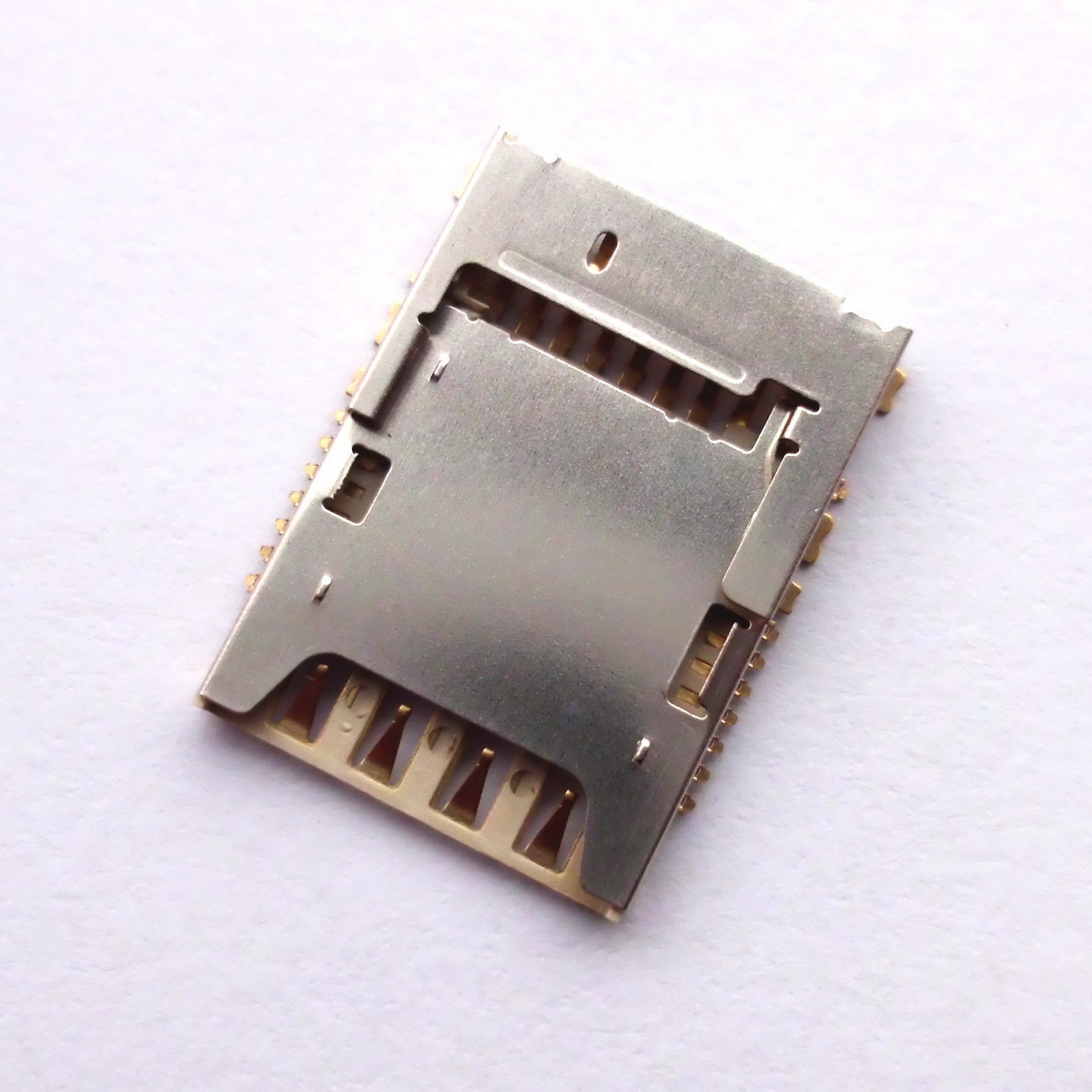 工厂新量产nano sim卡座自弹式6