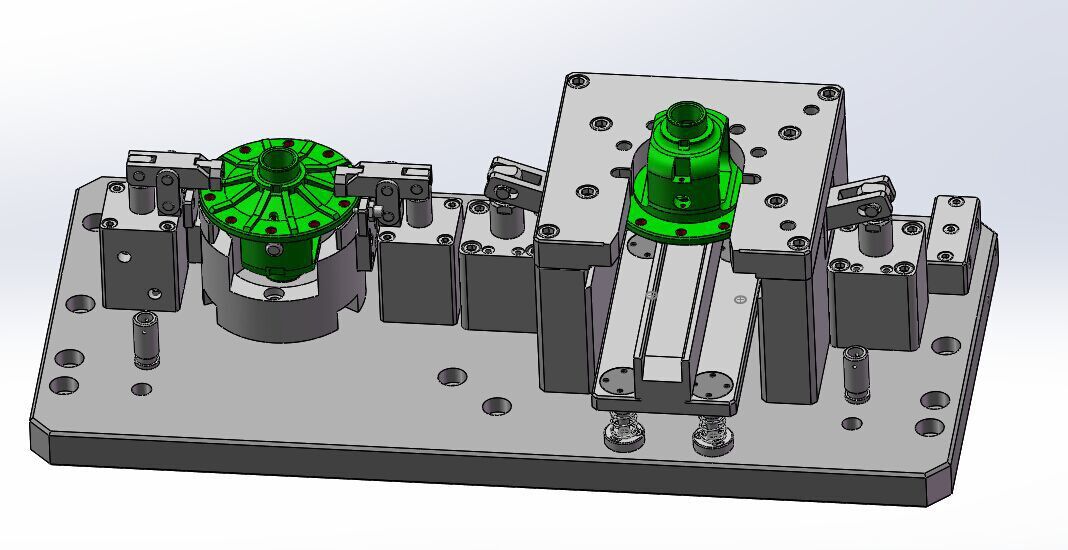 cnc加工中心夹具设计 工装夹具液压 差速器夹具制作